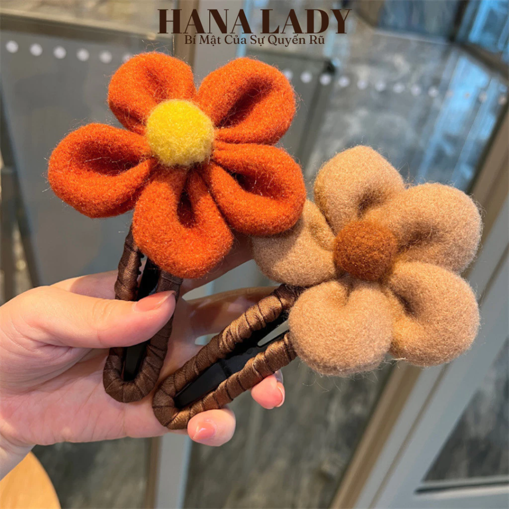 Kẹp Tóc Hình Bông Hoa Vải Bông Cỡ Lớn Đa Năng Cho Nữ PKT045 7 Kẹp Tóc Hình Bông Hoa Vải Bông Cỡ Lớn Đa Năng Cho Nữ PKT045 12