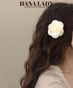 Dây Cột Tóc, Kẹp Tóc Hoa Hồng Trắng Sang Trọng Phong Cách Hàn Quốc PKT048 14
