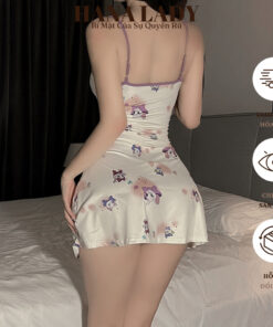 Váy Ngủ - Đầm Thun Mặc Nhà, Đi Chơi Họa Tiết Nàng Mèo Toodles Galore Dễ Thương VN596 15
