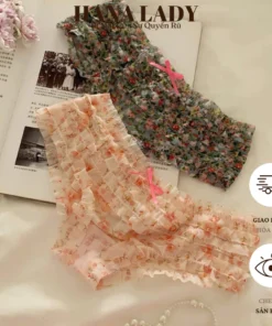 Quần Lót Nữ - Quần Chip Thun Nhún Bèo Xếp Tầng Mềm Mại Sexy Quyến Rũ QL035 13