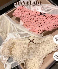Quần Lót Nữ - Quần Chip Thun Nhún Bèo Xếp Tầng Mềm Mại Sexy Quyến Rũ QL035 11