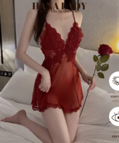 Váy Ngủ Nữ Sexy - Đầm Ngủ Voan Xuyên Thấu Quyến Rũ Phối Ren Kèm Quần Lọt Khe VN606 5 Váy Ngủ Nữ Sexy - Đầm Ngủ Voan Xuyên Thấu Quyến Rũ Phối Ren Kèm Quần Lọt Khe VN606 11