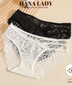 Quần Lót Ren Nữ - Quần Chip Ren Hoa 3 Dây Hông Sexy Quyến Rũ LK155 10