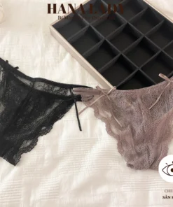 Quần Lót Ren Nữ Dây Hông Chun Mềm Mại Đính Nơ Gợi Cảm Sexy LK157 8
