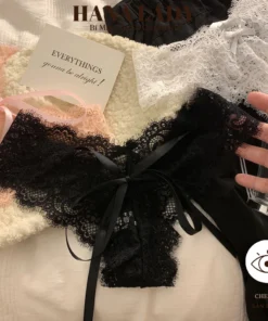 Quần Lót Ren Nữ - Quần Lọt Khe Ren Chứ Y Mềm Mại Cột Dây Nơ Quyến Rũ LK158 13