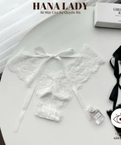 Quần Lót Ren Nữ - Quần Lọt Khe Ren Chứ Y Mềm Mại Cột Dây Nơ Quyến Rũ LK158 12