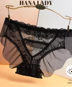 Quần Lót Nữ - Quần Chip Ren Bèo Cánh Tiên Xuyên Thấu Quyến Rũ LK156 8