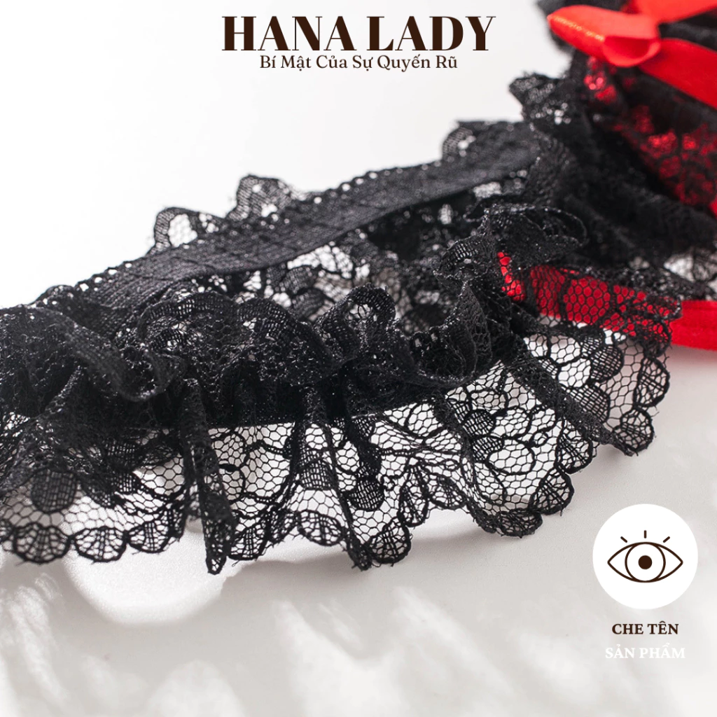 Quần Lót Ren Sexy - Quần Lọt Khe Dây Ren Phối Ngọc Xẻ Đáy Quyến Rũ LK154 9