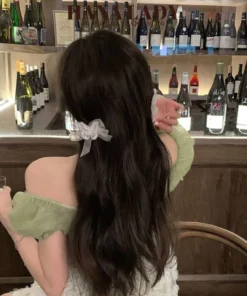 2 Chiếc Kẹp Tóc Nữ Tiểu Thư Hình Bướm Đính Nơ Ren Trắng Dễ Thương PKT059 13