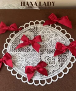 Set 5 Kẹp Tóc Nơ Mini Ruy Băng Dễ Thương Nhiều Màu PKT060 17