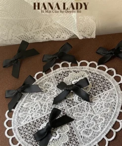 Set 5 Kẹp Tóc Nơ Mini Ruy Băng Dễ Thương Nhiều Màu PKT060 11