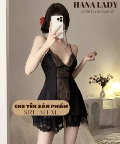 Váy Ngủ Lụa Hai Dây - Đầm Ngủ Xẻ Tà Gợi Cảm Kèm Quần Chip Quyến Rũ VN618 6 Váy Ngủ Lụa Hai Dây - Đầm Ngủ Xẻ Tà Gợi Cảm Kèm Quần Chip Quyến Rũ VN618 11