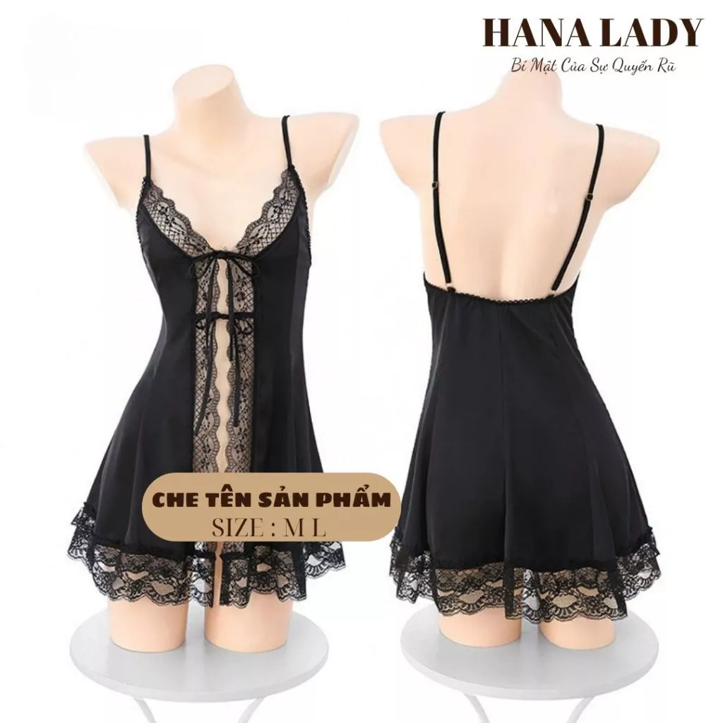 Váy Ngủ Lụa Hai Dây - Đầm Ngủ Xẻ Tà Gợi Cảm Kèm Quần Chip Quyến Rũ VN618 7 Váy Ngủ Lụa Hai Dây - Đầm Ngủ Xẻ Tà Gợi Cảm Kèm Quần Chip Quyến Rũ VN618 12