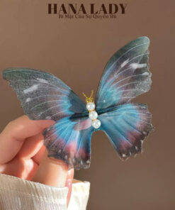 Kẹp Tóc Nữ Hình Bướm Phong Cách Nàng Thơ Douyin PKT062 13