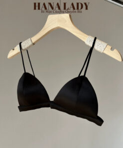 Áo Bra Nữ Satin Bóng Đệm Mút Mỏng, Áo Ngực Không Gọng Lưng Chun Trẻ Trung AL026 11