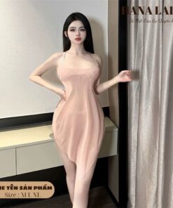 Váy ngủ - Đầm Ngủ Voan Lụa Mặc Nhà VN544 11
