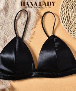 Áo Bra Nữ Satin Bóng Đệm Mút Mỏng, Áo Ngực Không Gọng Lưng Chun Trẻ Trung AL026 10