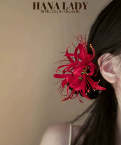 Kẹp Tóc Hoa Bỉ Ngạn, Phụ Kiện Tóc Phong Cách Trung Hoa PKT068 11