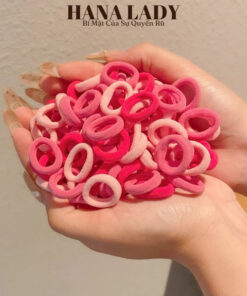 Set 200 Dây Thun Cột Tóc Mini Siêu Dai - Thun Buộc Tóc, Tết Tóc Cho Nữ PKT069 11