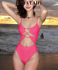 Bikini 1 Mảnh Sexy - Đồ Bơi Liền Thân Đan Dây Khoét Eo Gợi Cảm Sang Chảnh BN163 15