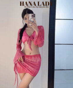 Bikini Nữ Sexy - Set Đồ Tắm 4 Món Thiết Kế Màu Loang Sang Chảnh BN161 12