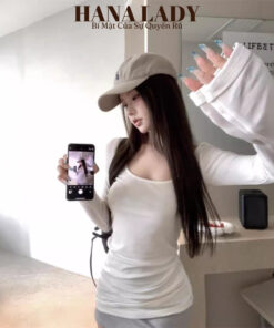 Áo Thun Dài Tay - Áo Thun Giấy Mỏng Cổ Thuyền Dàng Dài Mùa Hè VN626 9