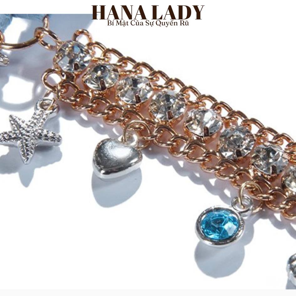 Đồ Tắm Nữ Sexy - Bikini 3 Mảnh, Màu Baby Blue Lấp Lánh Phối Dây Charm Xinh BN159 16