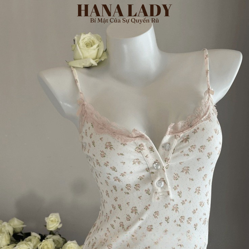 Váy Ngủ Body Hoa Nhí - Đầm Ngủ Thun Trắng Phối Ren Nơ Hồng Xẻ Tà 2 Bên Sexy VN628 16