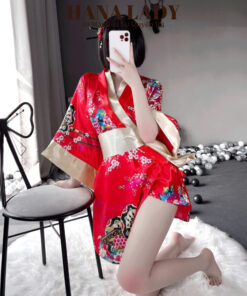 Đồ Ngủ Cosplay Sexy - Bộ Ngủ Kimono Nhật Bản Gợi Cảm CP123 13