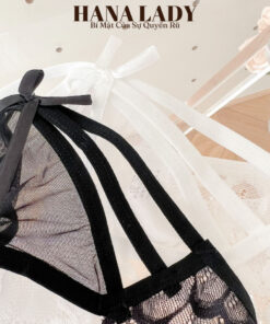 Quần Lót Nữ - Quần Chip Ren Nổi Xuyên Thấu Viền Bèo Đính Nơ Sexy Quyến Rũ LK161 15