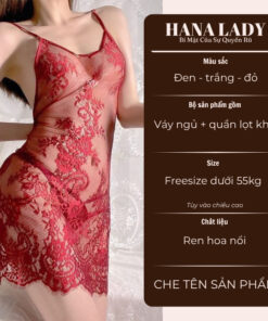 Váy ngủ xuyên thấu siêu mỏng ren 2 dây kèm quần lọt khe quyến rũ khiêu gợi VN257 6 Váy ngủ xuyên thấu siêu mỏng ren 2 dây kèm quần lọt khe quyến rũ khiêu gợi VN257 12