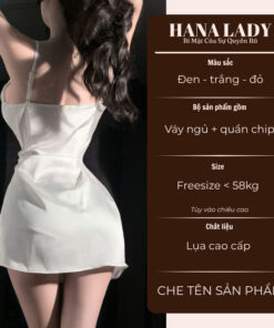 Váy Ngủ Lụa Sexy - Đầm Ngủ Lụa 2 Dây Cột Dây Điệu Đà Quyến Rũ VN643 8