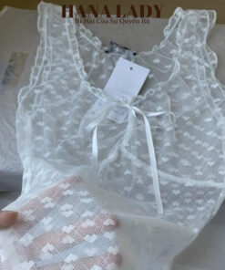 Áo Ren Lưới Xuyên Thấu Cổ Bèo Họa Tiết Trái Tim, Áo Thời Trang Phối Đồ Phong Cách AO02 6 Áo Ren Lưới Xuyên Thấu Cổ Bèo Họa Tiết Trái Tim, Áo Thời Trang Phối Đồ Phong Cách AO02 12