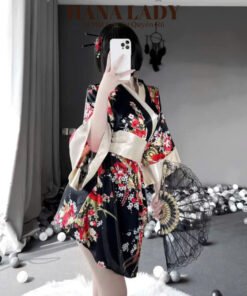 Đồ Ngủ Cosplay Sexy - Bộ Ngủ Kimono Nhật Bản Gợi Cảm CP123 11