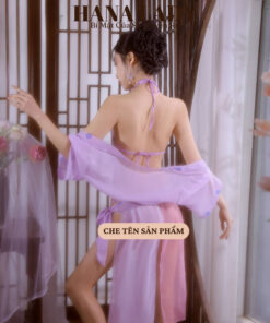 Đồ ngủ cosplay yếm xẻ tà quyến rũ, đầm ngủ cổ trang sexy mặc được nhiều kiểu CP295 3 Đồ ngủ cosplay yếm xẻ tà quyến rũ, đầm ngủ cổ trang sexy mặc được nhiều kiểu CP295 6