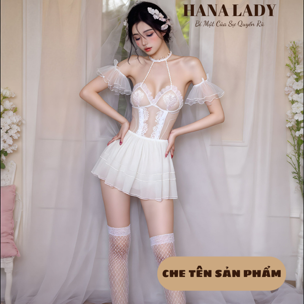 Váy Ngủ Cosplay Cô Dâu , Đồ Ngủ Nữ Hoá Trang Nàng Thơ CP206 7 Váy Ngủ Cosplay Cô Dâu , Đồ Ngủ Nữ Hoá Trang Nàng Thơ CP206 12