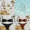 Bikini 2 Mảnh Gợi Cảm - Đồ Tắm, Đồ Bơi, Đi Biển Thun Gân Dây Có Mút BN177 1