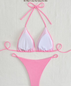 Bikini Đi Biển Cho Nữ - Đồ Tắm, Đồ Bơi Gân Trơn 2 Mảnh Sexy Nhiều Màu BN176 14