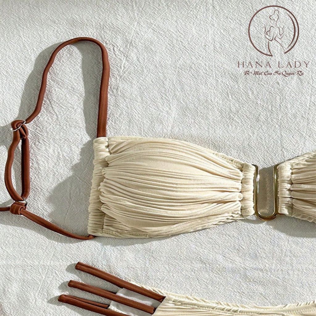 Bikini 2 Mảnh Gợi Cảm - Đồ Tắm, Đồ Bơi, Đi Biển Thun Gân Dây Có Mút BN177 8