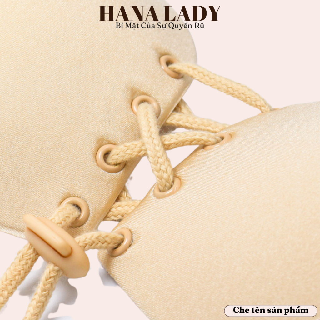 Áo dán ngực cánh tiên , miếng dán nâng ngực dây rút siêu dính chống chảy xệ DT011 12