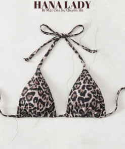 Áo Bikini Tách Lẻ - Áo Bra Tắm Dây Mảnh Da Beo Gợi Cảm Kèm Mút Tháo Rời BN178 11