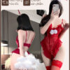 Đồ Ngủ Cosplay Nàng Thỏ Sexy - Bodysuit Ren Xuyên Thấu Hóa Trang Quyến Rũ Kèm Phụ Kiện CP330 1