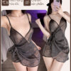 Váy Ngủ 2 Dây Thắt Eo Sexy - Đầm Ngủ Voan Xuyên Thấu Có Nhũ Lấp Lánh Quyến Rũ VN659 2 Váy Ngủ 2 Dây Thắt Eo Sexy - Đầm Ngủ Voan Xuyên Thấu Có Nhũ Lấp Lánh Quyến Rũ VN659 2