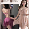 Váy Ngủ Ren Nữ - Đầm Ngủ Voan Mịn 2 Dây Dáng Xòe Thắt Nơ Vòng 1 V664 1 Váy Ngủ Ren Nữ - Đầm Ngủ Voan Mịn 2 Dây Dáng Xòe Thắt Nơ Vòng 1 V664 1