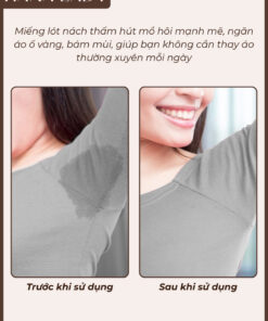 Miếng Lót Thấm Hút Mồ Hôi - 1 Cặp Đệm Thấm Hút Mồ Hôi Nách, Khô Thoáng Ngăn Mồ Hôi Hiệu Quả DT059 13