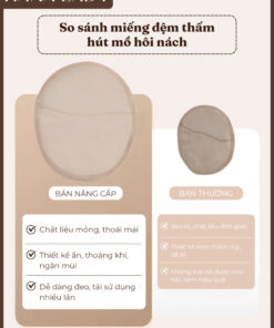 Miếng Lót Thấm Hút Mồ Hôi - 1 Cặp Đệm Thấm Hút Mồ Hôi Nách, Khô Thoáng Ngăn Mồ Hôi Hiệu Quả DT059 11