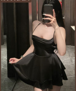 Đầm Ngủ Lụa - Váy Ngủ Lụa Cao Cấp Xòe 2 Tầng Đan Dây Lưng Tôn Dáng VN666 4 Đầm Ngủ Lụa - Váy Ngủ Lụa Cao Cấp Xòe 2 Tầng Đan Dây Lưng Tôn Dáng VN666 11