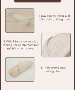 Miếng Lót Thấm Hút Mồ Hôi - 1 Cặp Đệm Thấm Hút Mồ Hôi Nách, Khô Thoáng Ngăn Mồ Hôi Hiệu Quả DT059 10