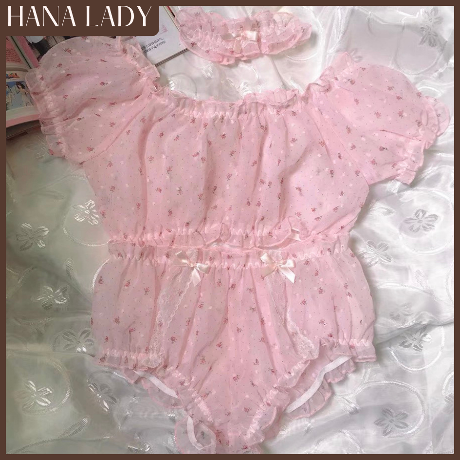 Set Đồ Ngủ - Bộ Ngủ Voan Xuyên Thấu Họa Tiết Hoa Nhí Xinh Xắn VN668 8 Set Đồ Ngủ - Bộ Ngủ Voan Xuyên Thấu Họa Tiết Hoa Nhí Xinh Xắn VN668 13