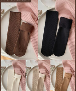 Set 5 Đôi Tất Vớ Cổ Cao Chất Cotton Lót Lông Nỉ Dày Dặn Giữ Nhiệt Mùa Đông TV062 8 Set 5 Đôi Tất Vớ Cổ Cao Chất Cotton Lót Lông Nỉ Dày Dặn Giữ Nhiệt Mùa Đông TV062 15